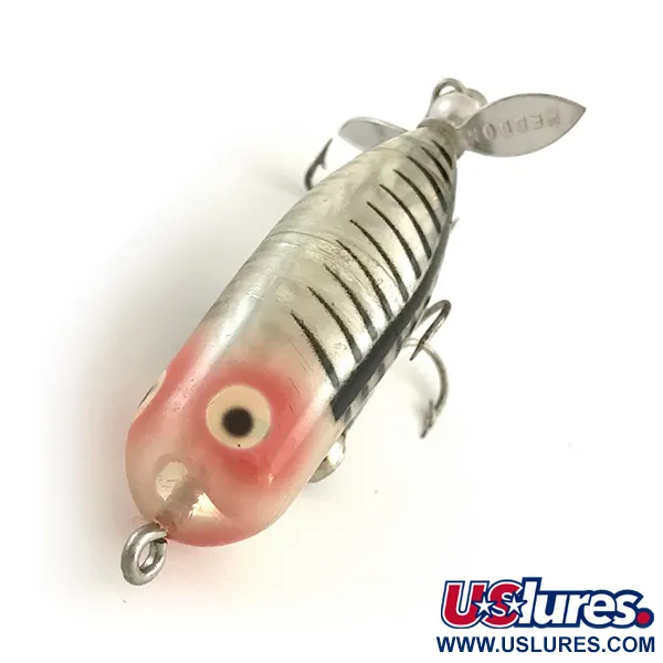 Heddon Tiny Torpedo Señuelo Superficie, Red Head, 7g, Hélice, #6572
