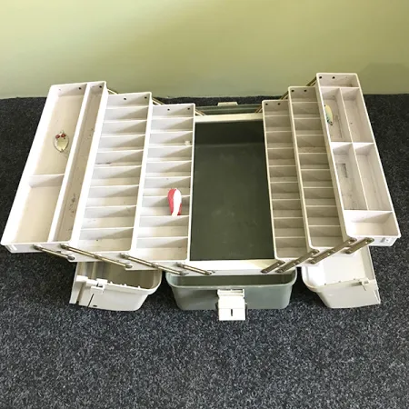 Caja Plano 8600 Vintage, Blanco/Gris, 6 Bandejas, #6574