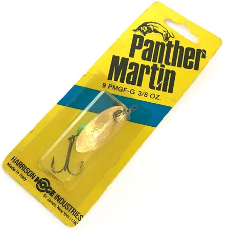 Panther Martin 9 Cucharilla, Oro, 10.6g, Pala In-Line, #9 PMGF-G