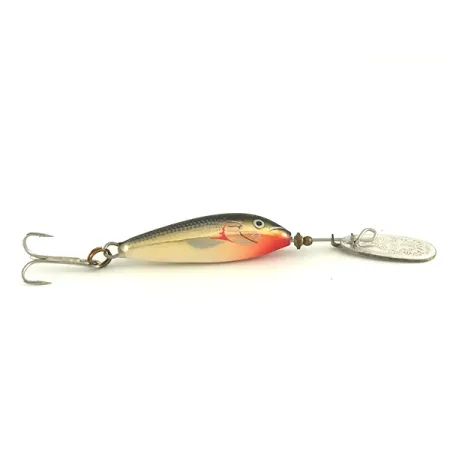 Blue Fox Vibrax Minnow Spin 1 Cucharilla, Plata, 4g, Talla 1, #6577