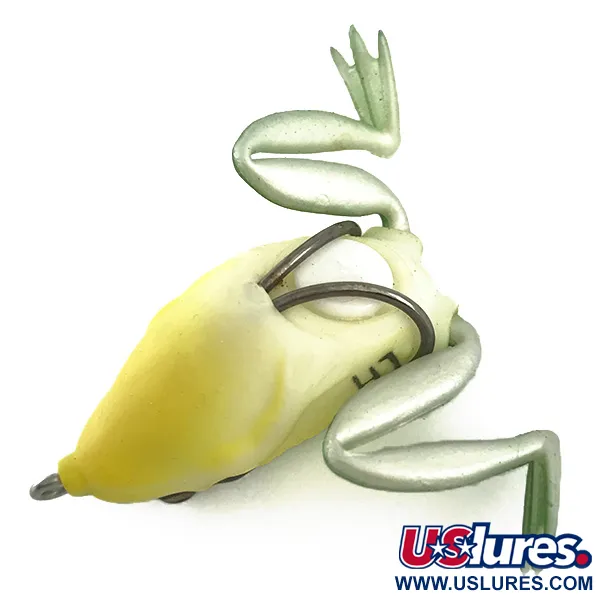 LunkerHunt Lunker Frog Anti-algas, Green / Yellow, 7g, #6591