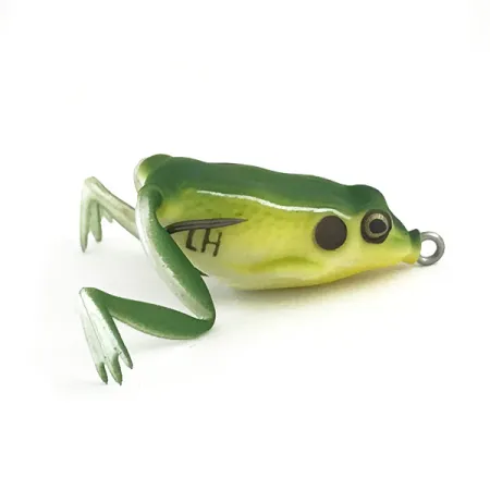 LunkerHunt Lunker Frog Anti-algas, Green / Yellow, 7g, #6591
