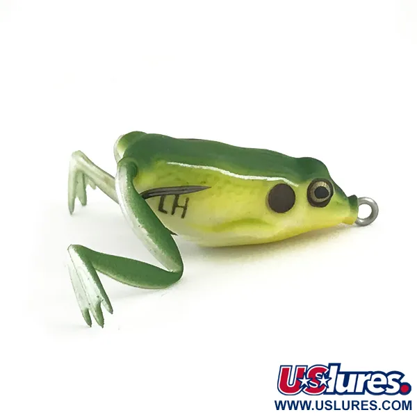 LunkerHunt Lunker Frog Anti-algas, Green / Yellow, 7g, #6591