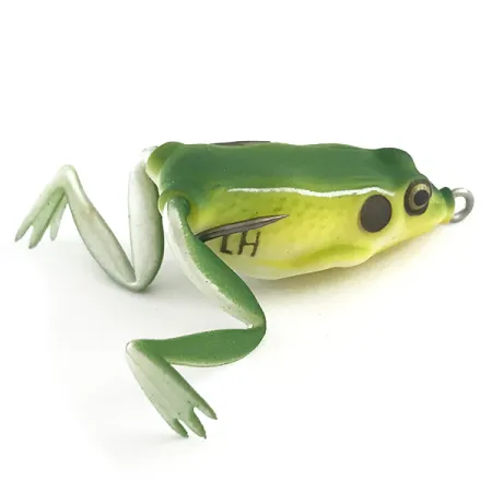 LunkerHunt Lunker Frog Anti-algas, Green / Yellow, 7g, #6591