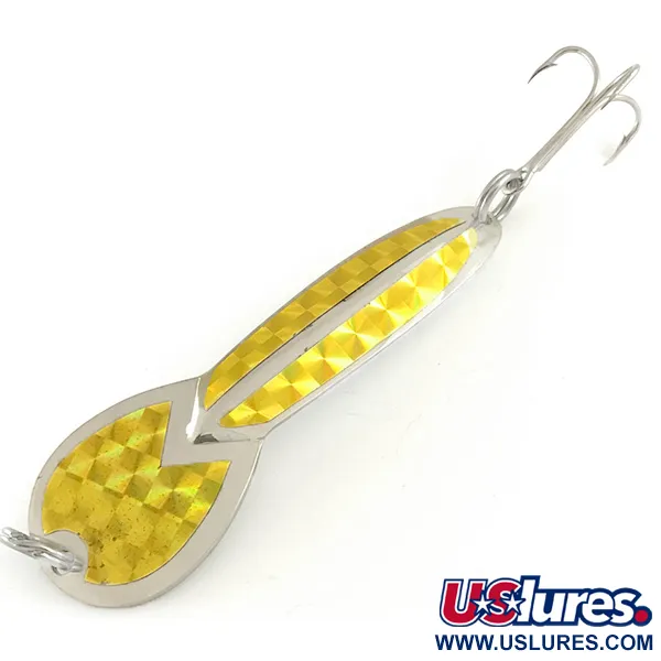 Glen Evans Loco 4 Cucharilla, Níquel/Holograma Dorado, 23g, #6600