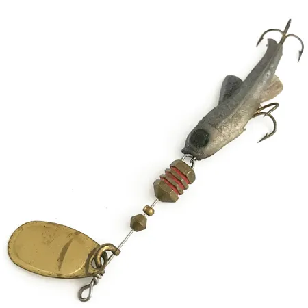 Mepps Comet Mino 1 Cucharilla, Oro, 4.5g, Pez de Vinilo, #6605