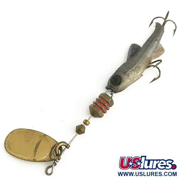 Mepps Comet Mino 1 Cucharilla, Oro, 4.5g, Pez de Vinilo, #6605