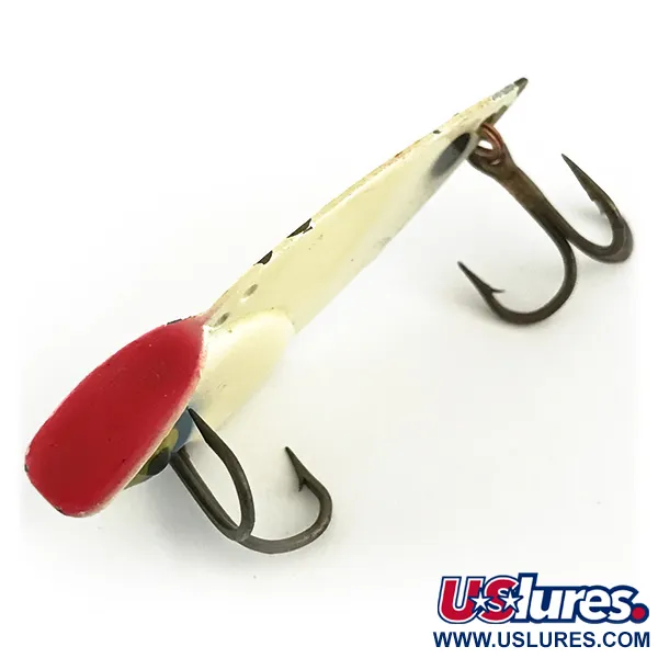 Cotton Cordell Gay Blade Blade Bait, Blanco/Rojo, 12.5g, Doble Anclaje, #6609