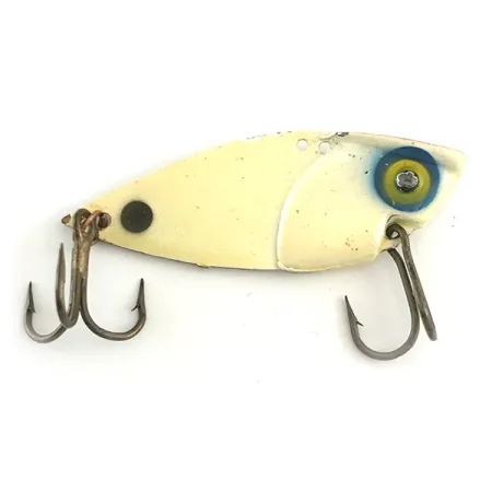 Cotton Cordell Gay Blade Blade Bait, Blanco/Rojo, 12.5g, Doble Anclaje, #6609