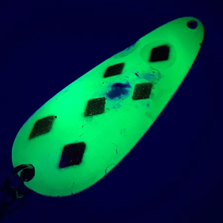 Blue Fox Aqua Spoon Cucharilla, Five of Diamond, 14g, Glow, #6612