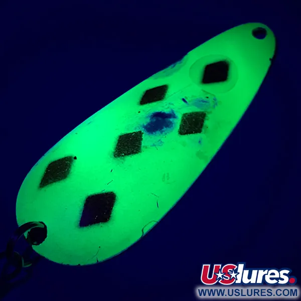 Blue Fox Aqua Spoon Cucharilla, Five of Diamond, 14g, Glow, #6612