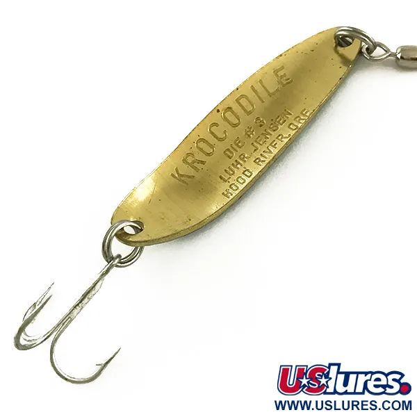 Luhr Jensen Krocodile Die #3 UV Cucharilla, Fire Tiger, 10g, #6631