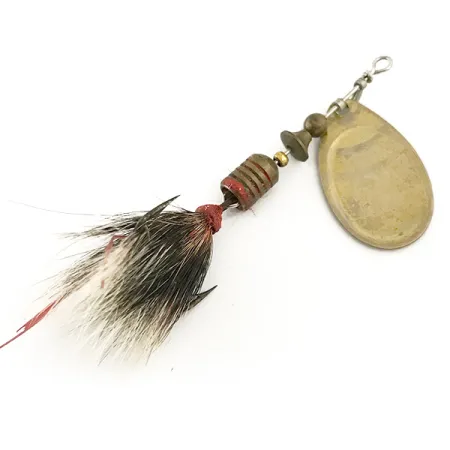 Mepps Aglia 2 dressed 1960s Cucharilla, Latón, 4,7g, Pluma, #6640