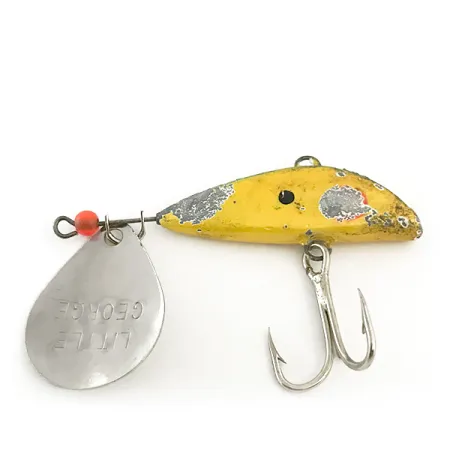 Mann's Bait Little George Tail Spinner, Níquel/Amarillo, 20g, #6646