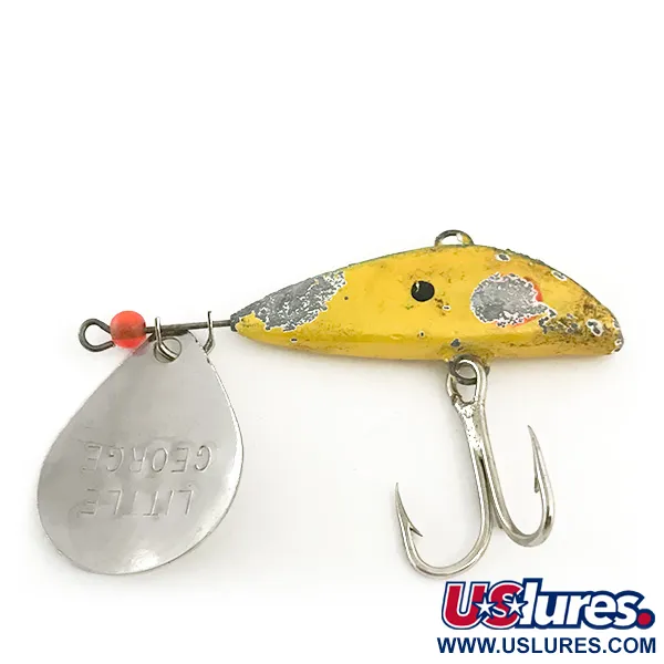 Mann's Bait Little George Tail Spinner, Níquel/Amarillo, 20g, #6646