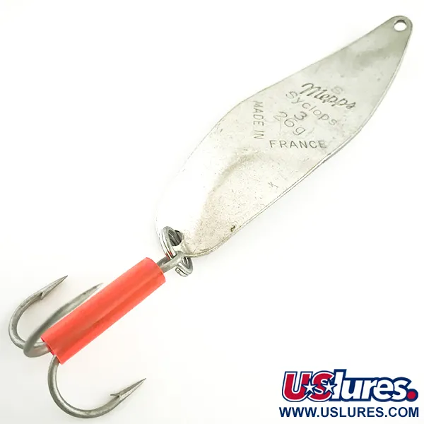 Mepps Syclops 3 Cucharilla, Trucha Arcoíris / Plata, 26g, Perfil S, #6648