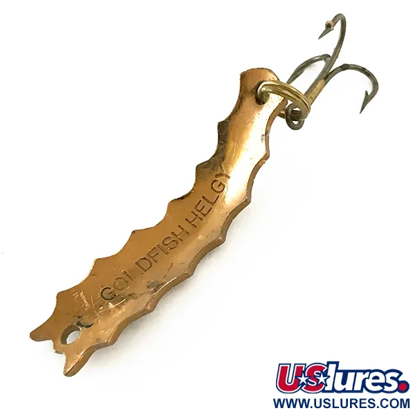 Al's Goldfish Helgy Cucharilla, Cobre/Rojo, 5.5g, estilo larva, #6650