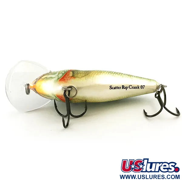 Rapala Scatter Rap Crank 07 Crankbait, Perca, 15g, Scatter Lip, #6653