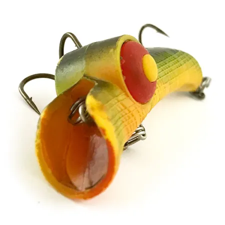 Señuelo Rabble Rouser, Amarillo/Verde/Rojo, 6g, Vintage, #6657