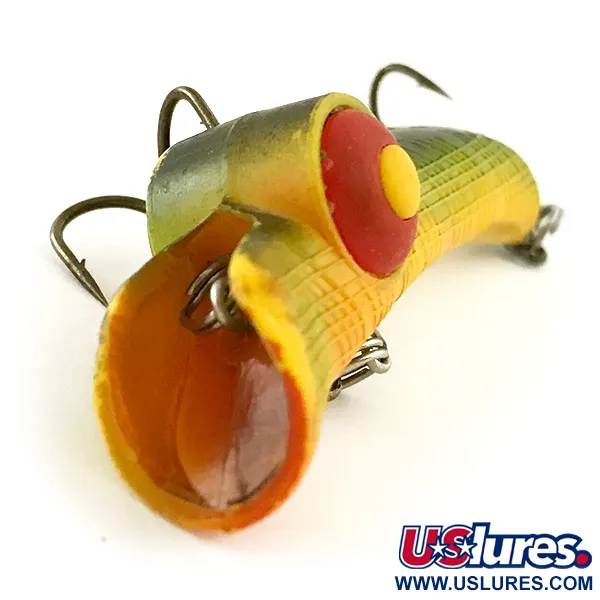 Señuelo Rabble Rouser, Amarillo/Verde/Rojo, 6g, Vintage, #6657