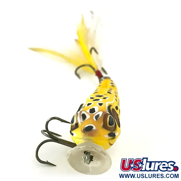 LiveTarget Popper Live Target Frog Superficie, Amarillo, 7g, #6660