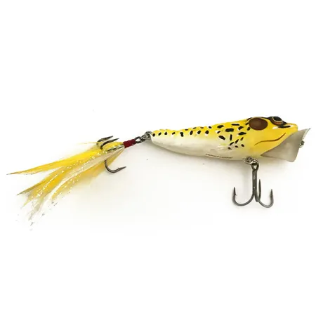 LiveTarget Popper Live Target Frog Superficie, Amarillo, 7g, #6660