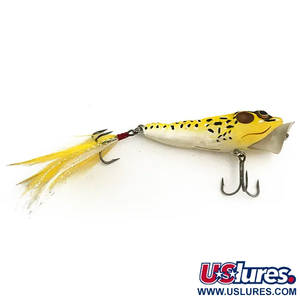 LiveTarget Popper Live Target Frog Superficie, Amarillo, 7g, #6660
