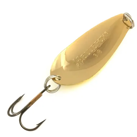 Blue Fox Strobe Tear Drop Cucharilla, Five of Diamonds, 11g, Oro, #6661