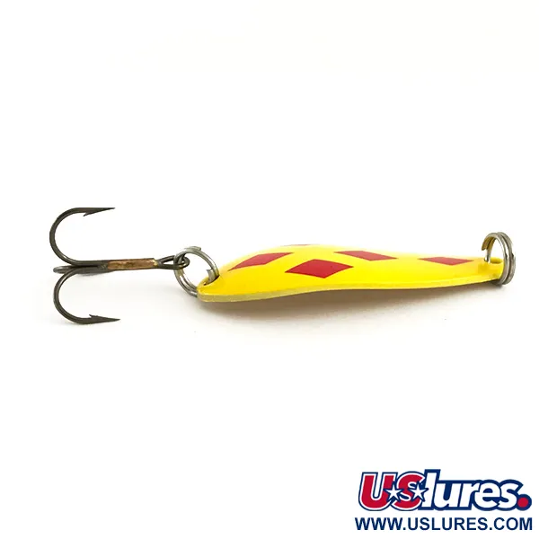 Blue Fox Strobe Tear Drop Cucharilla, Five of Diamonds, 11g, Oro, #6661