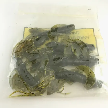 Gary Yamamoto Kreature Vinilo, Green Pumpkin, 10cm, Faldón Hula, #6666