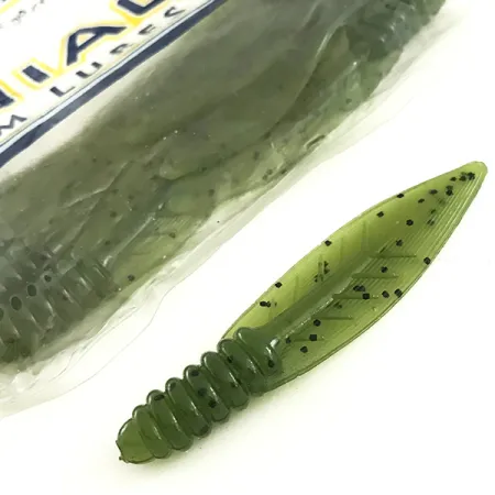 Maniac Custom Lures Maniac Cut'r Bug vinilo, Green Pumpkin, 6cm, #6668