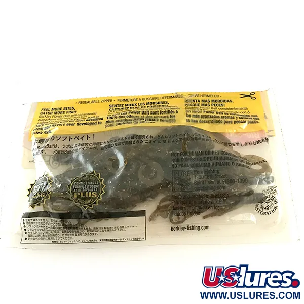 Berkley PowerBait Bungee Hawg vinilo, Green Pumpkin, 7cm, #6671