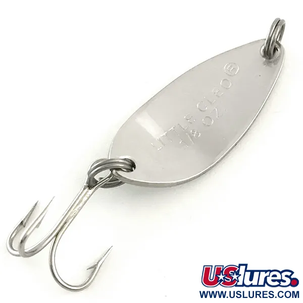 Acme Little Cleo Cucharilla ondulante, Níquel / Verde, 3,5g, USA, #6675