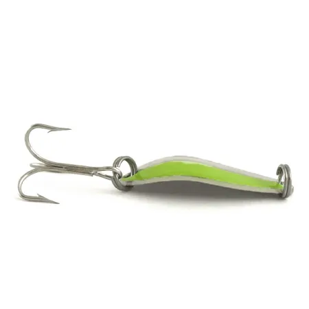 Acme Little Cleo Cucharilla ondulante, Níquel / Verde, 3,5g, USA, #6675