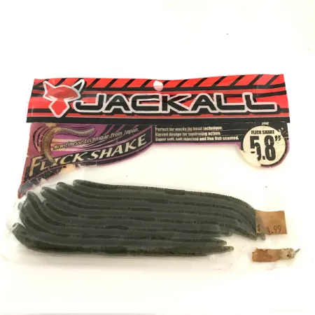 Jackall Flick Shake Worm vinilo 7uds
