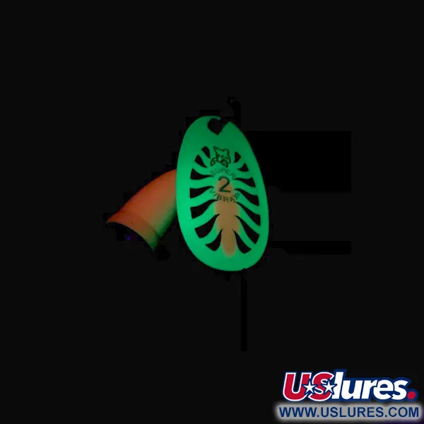 Blue Fox Super Vibrax 2 UV Cucharilla, Amarillo Fluorescente, 6g, #6693