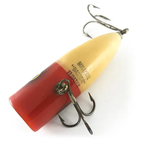 Millsite Bassor Popper Superficie, Rojo / Blanco, 12g, Topwater, #6709