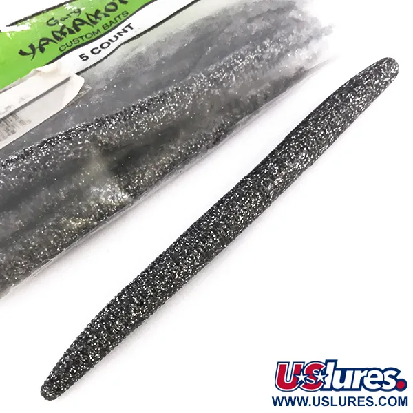 Gary Yamamoto Fat Senko señuelo blando, Purpurina Plateada, 15cm, #6719