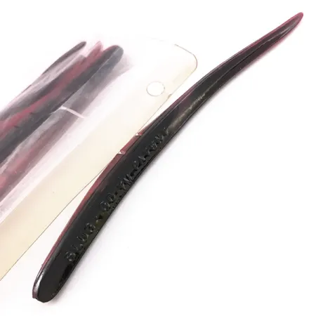 Lunker City Slug-Go Jerkbait Blando, Red / Black, 15 cm, Offset, #6720