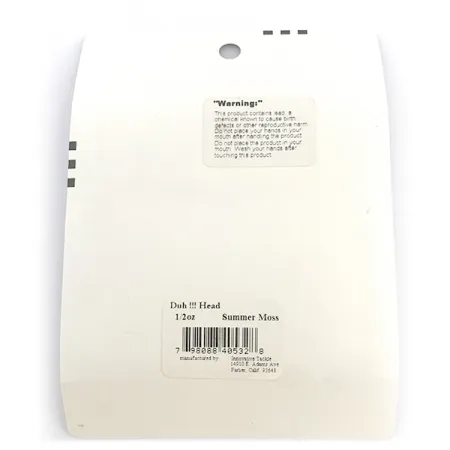 Duh!!! Head kit Jig Offset, Black / Green Metallic, 14g, #6721