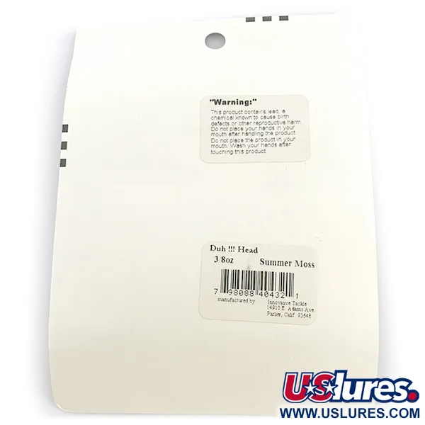 Duh!!! Head Kit Jig Heads Offset, Oliva / Rojo, 11g, Anti-enganche, #6722