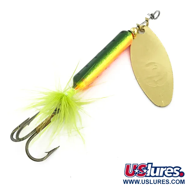 Worden’s Original Rooster Tail UV Cucharilla, Gold/Fire Tiger, 12g, #6876