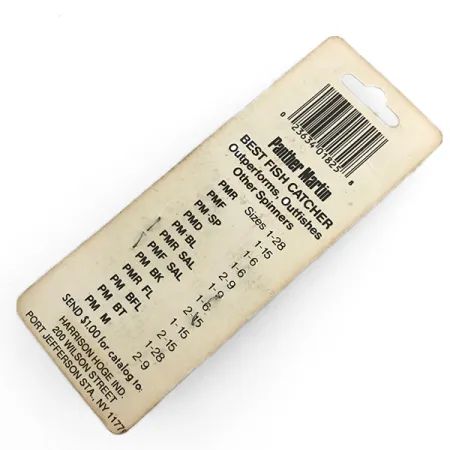 Panther Martin 9 Cucharilla, Plata / Verde, 11g, Hoja en Eje, #6732