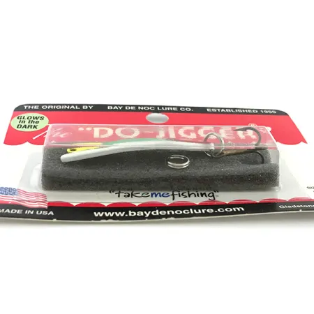 Bay de Noc Do-Jigger 1 Cucharilla, White/Green Glow, 5g, Brillo, #6736