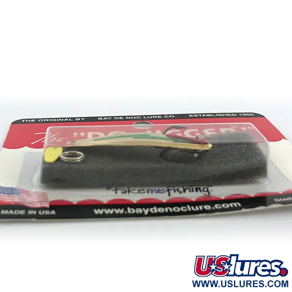 Bay de Noc Do-Jigger 1 Cucharilla, Oro/Verde, 5g, baño oro, #1DJGCH