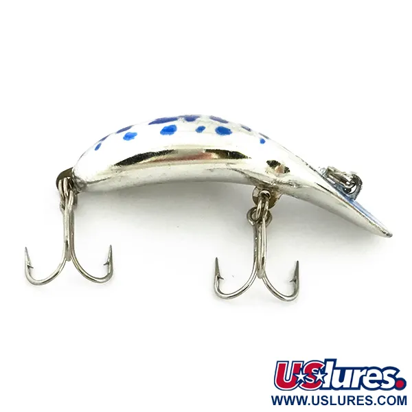 Heddon Tadpolly Clatter Tad Señuelo Superficie, Plata / Azul, 6g, #6740