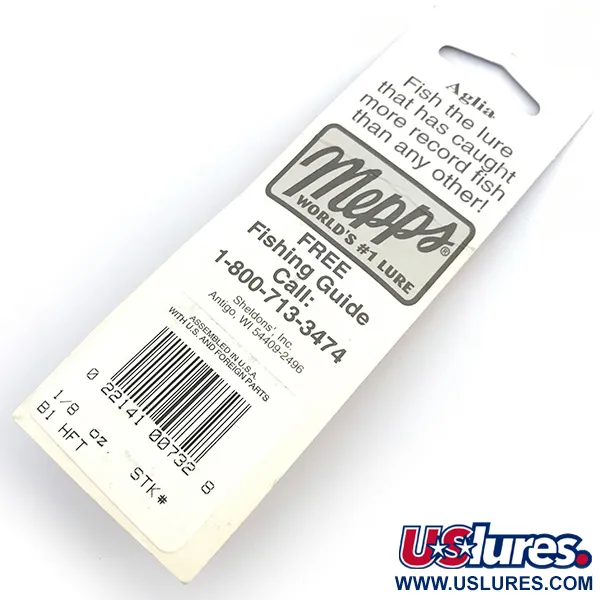 Mepps Aglia 1 Cucharilla, Fire Tiger, 3.5g, UV fluo, #6745