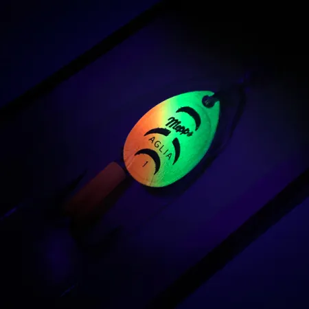 Mepps Aglia 1 Cucharilla, Fire Tiger, 3.5g, UV fluo, #6745