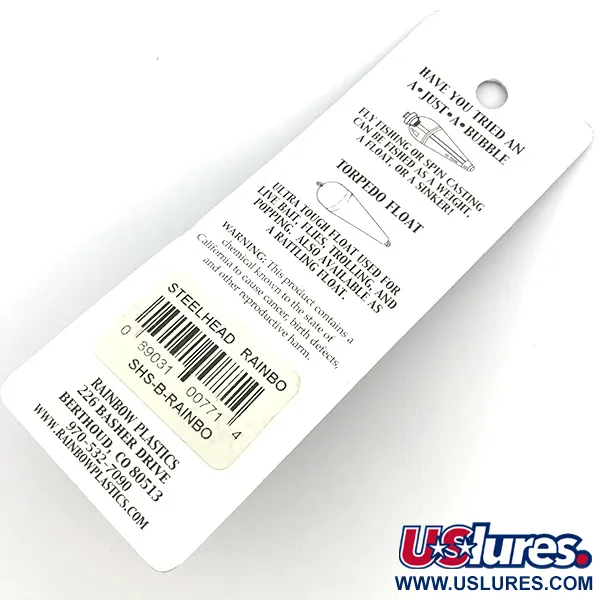 Rainbow Plastics Steelhead UV Cucharilla, Rainbow, 14g, UV, #6752