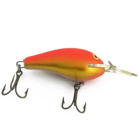 Rapala Fat Rap Deep Runner, Naranja, 8,8g, Madera Balsa, #6753